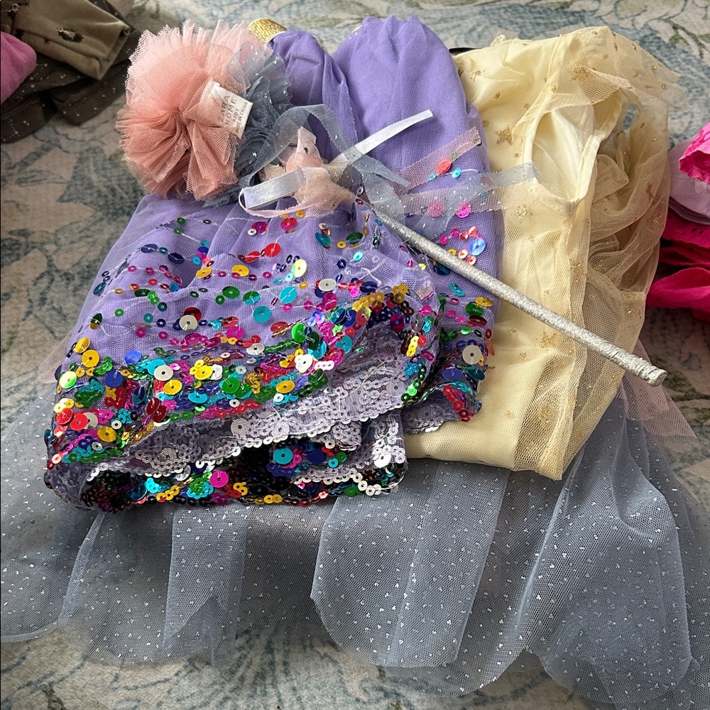 Sparkling Sequin Fairy Costume for Kids